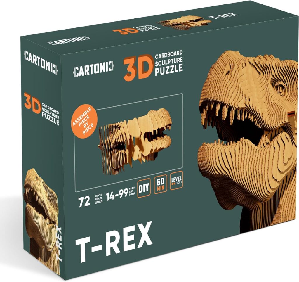 cartonic t rex 3d puzzel (1)