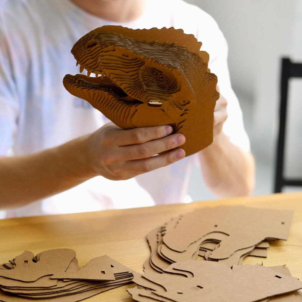 cartonic t rex 3d puzzel (3)