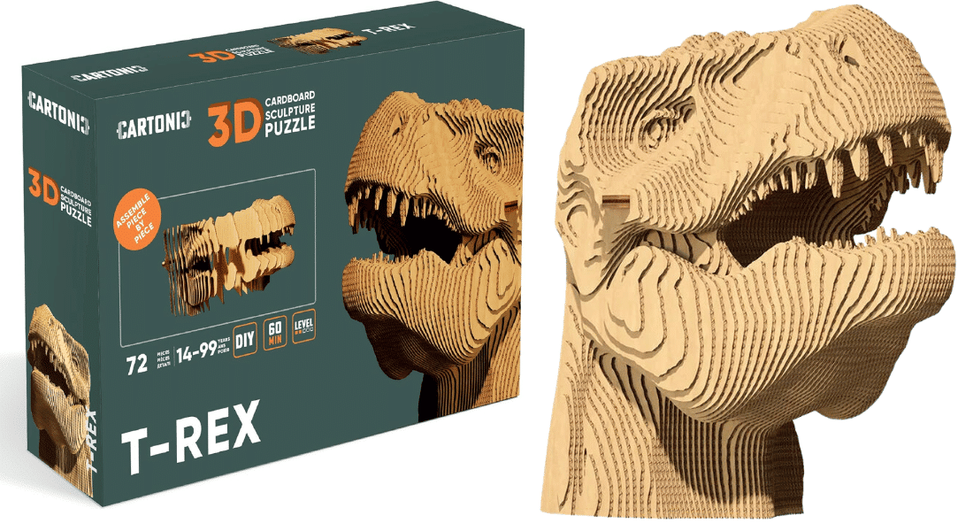 Cartonic T-rex 3D puzzel