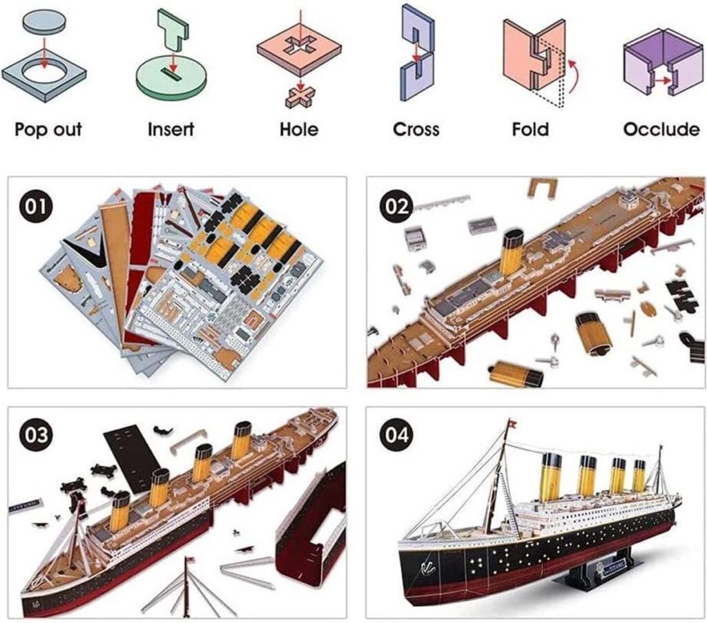 cubic fun titanic led 3d puzzel (6)