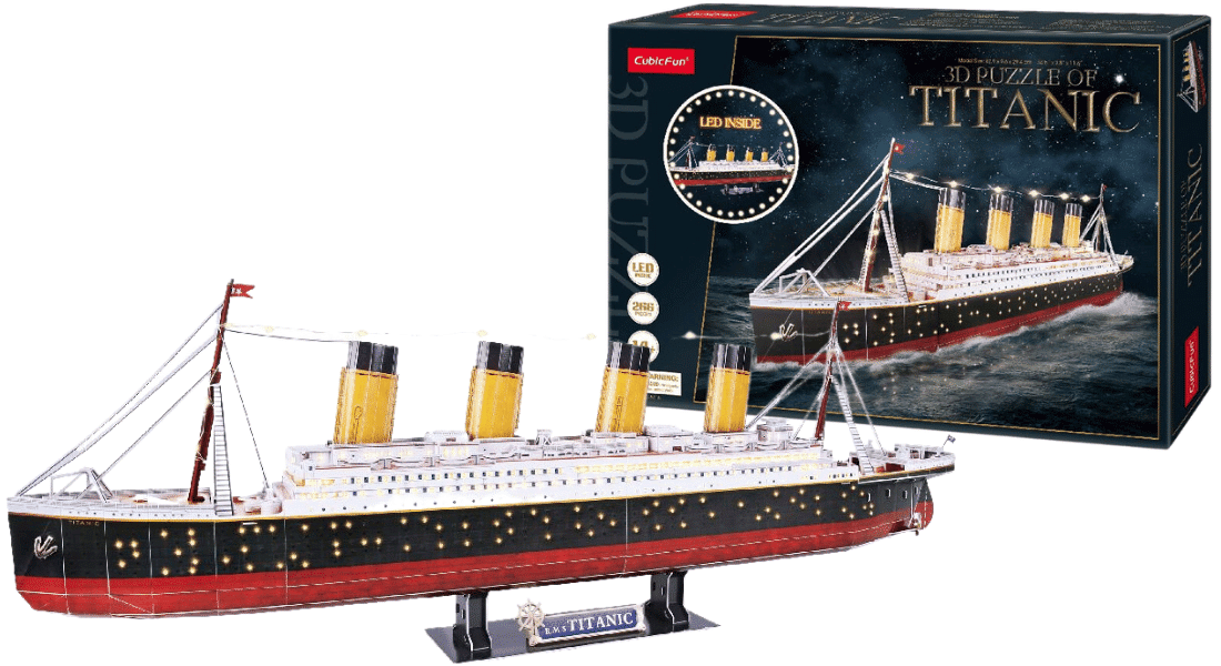 Cubic Fun Titanic LED 3D puzzel speelgoed van het jaar