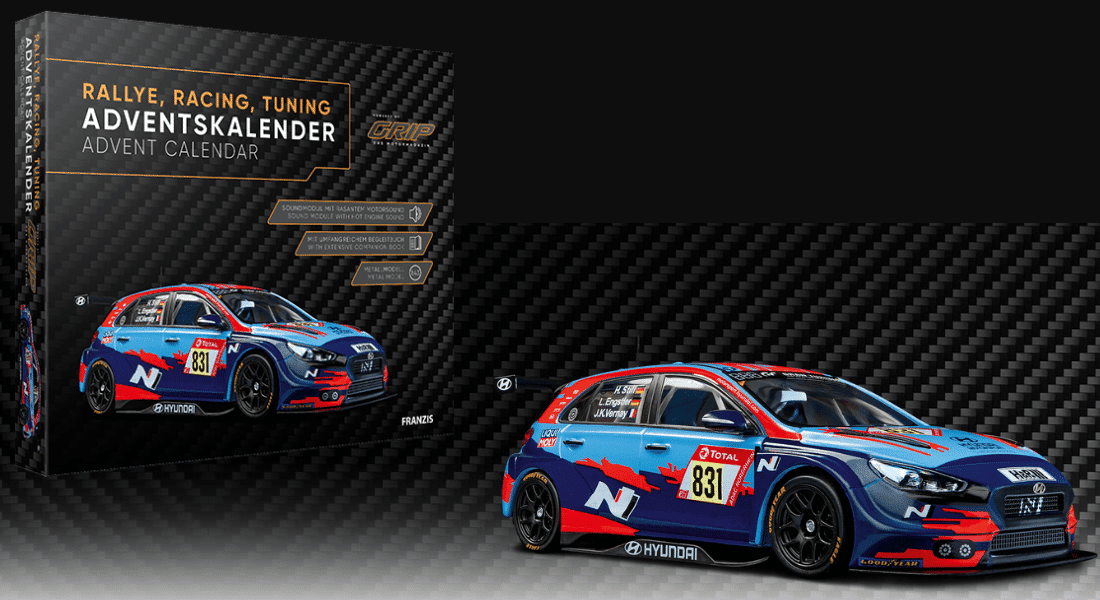 Franzis Rally, Racing, Tuning Adventskalender aangekondigd