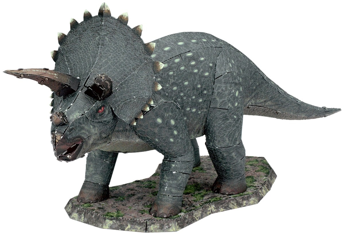 metal earth triceratops