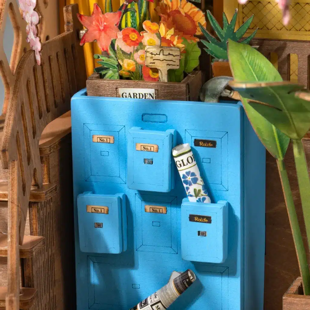 rolife holiday garden house book nook (6)