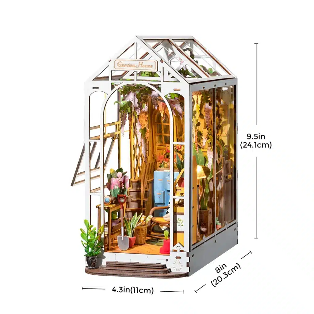 rolife holiday garden house book nook (7)