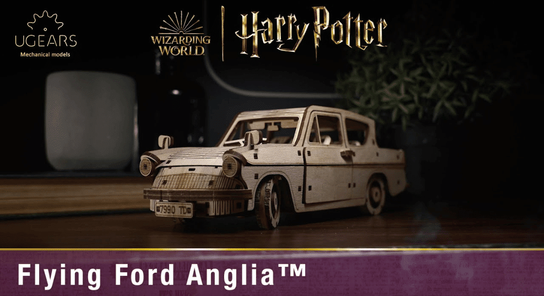 ugears harry potter flying ford anglia