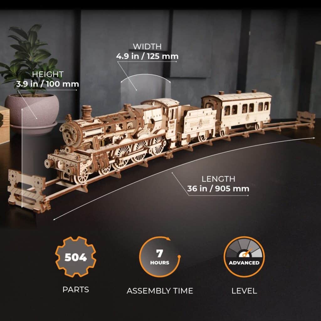 ugears harry potter hogwarts express (12)