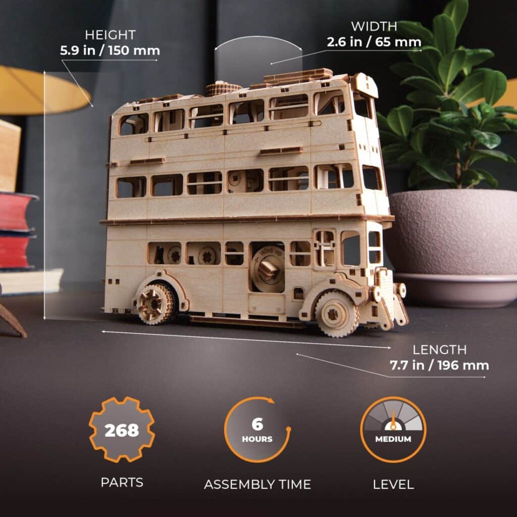 ugears harry potter knight bus (11)