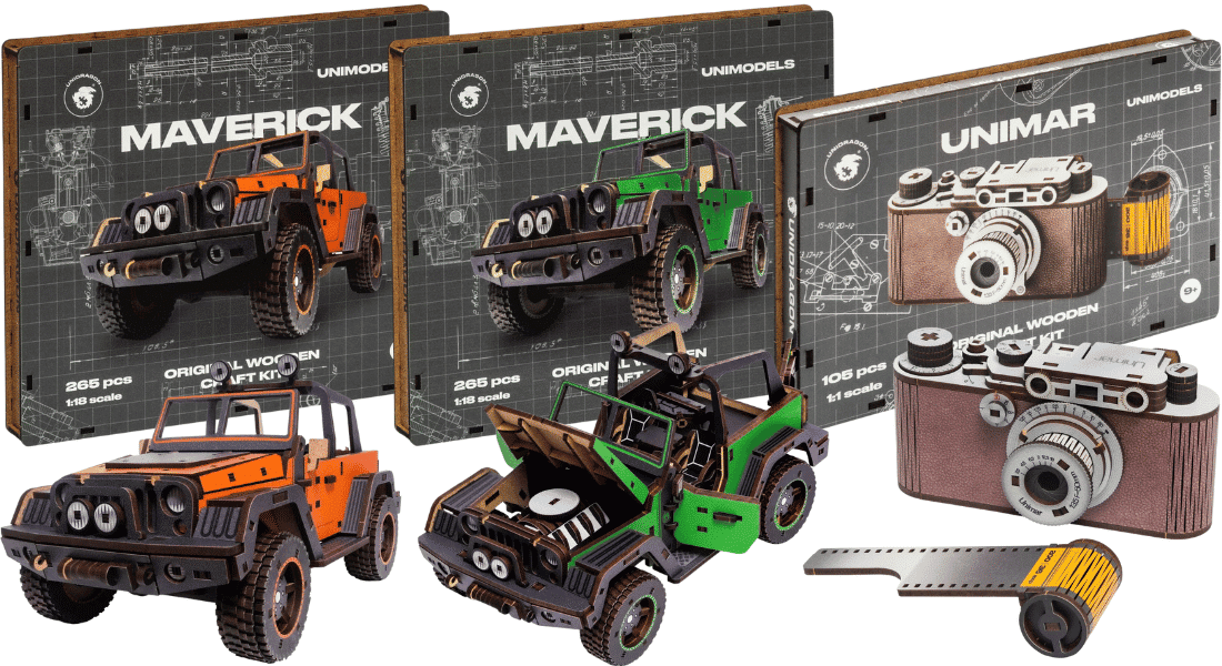 Unidragon presenteert nieuwe Maverick en Camera Unimodels