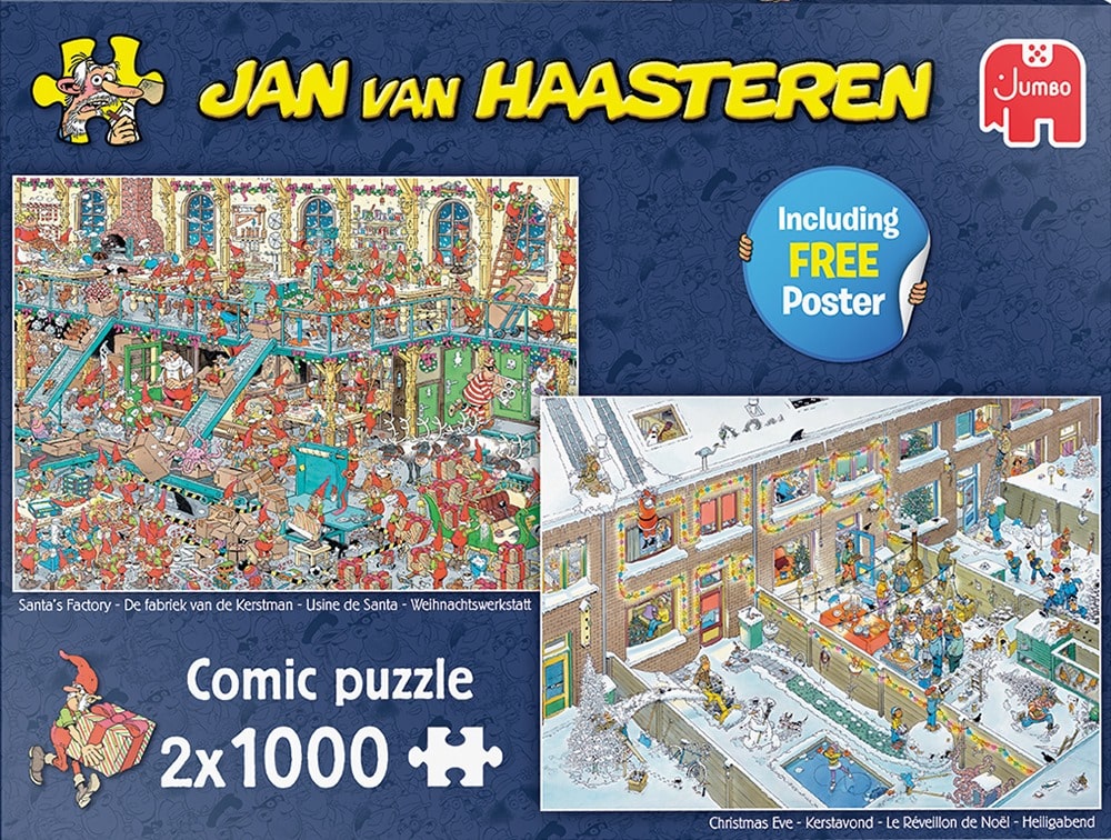 jan van haasteren – de fabriek van de kerstman & kerstavond