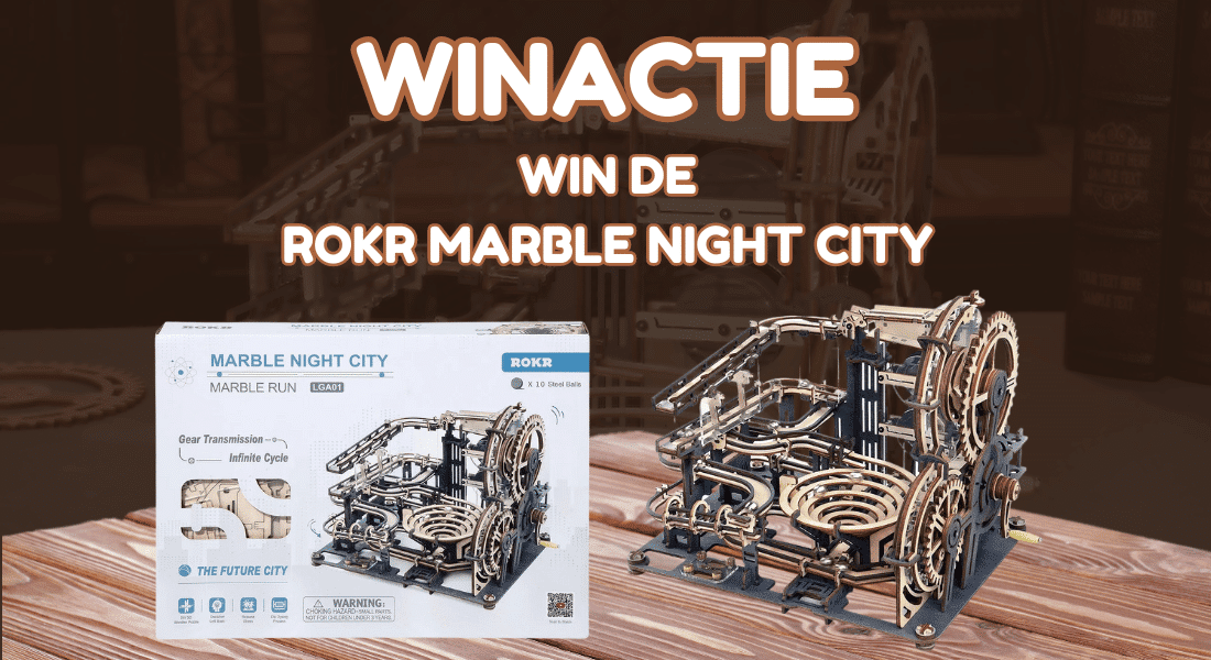 [Winnaar bekend] Win deze houten DIY knikkerbaan!