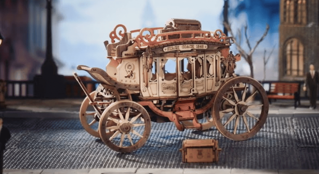 ROKR Stagecoach Music Box – klassieke koets met klassiek muziek