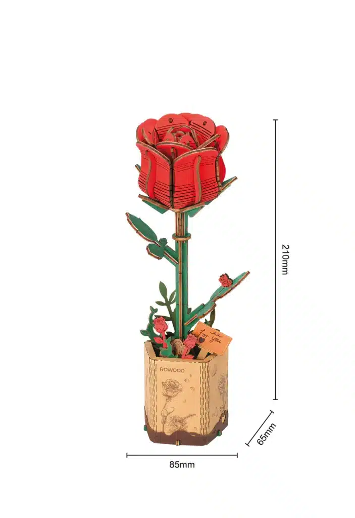 robotime red rose tw042 (4)