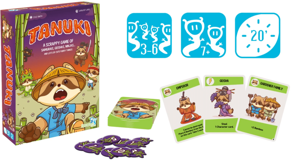 tanuki kaartspel inhoud