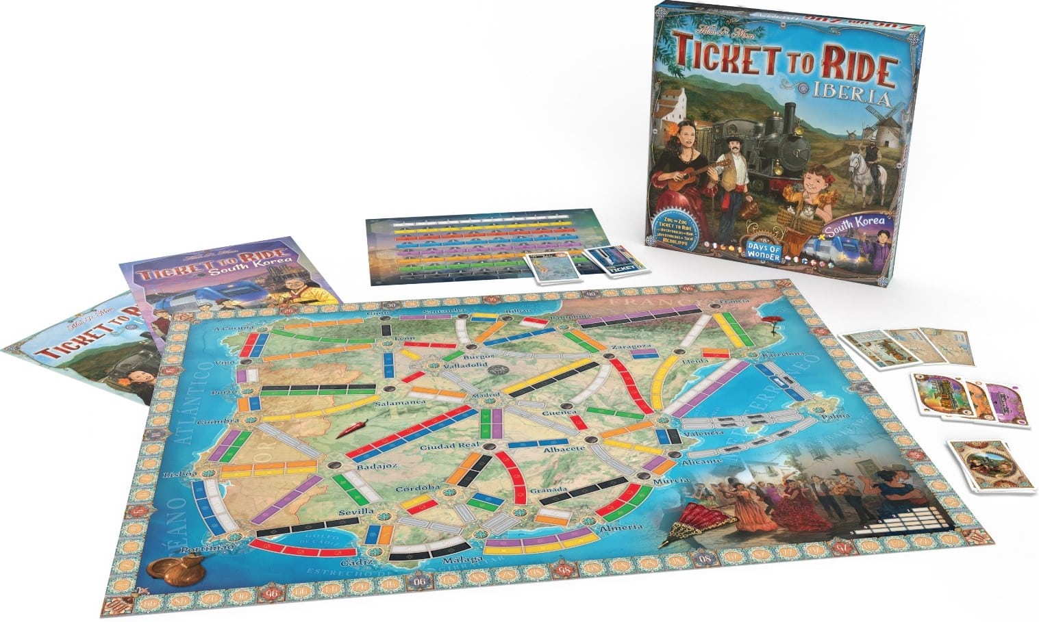 ticket to ride iberia & zuid korea (1)