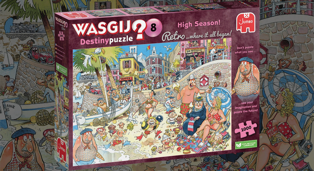 Wasgij Retro Destiny 8 Hoogseizoen – onthul het lot van de mediterranen