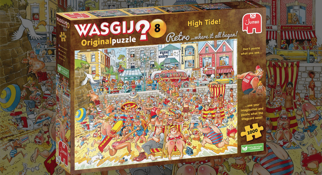 Wasgij Retro Original 8 Vloed – wat gebeurt er op het strand?