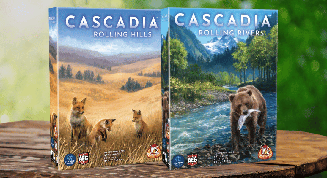 Nederlandse versies Cascadia Rolling Hills en Cascadia Rolling Rivers verschijnen in november