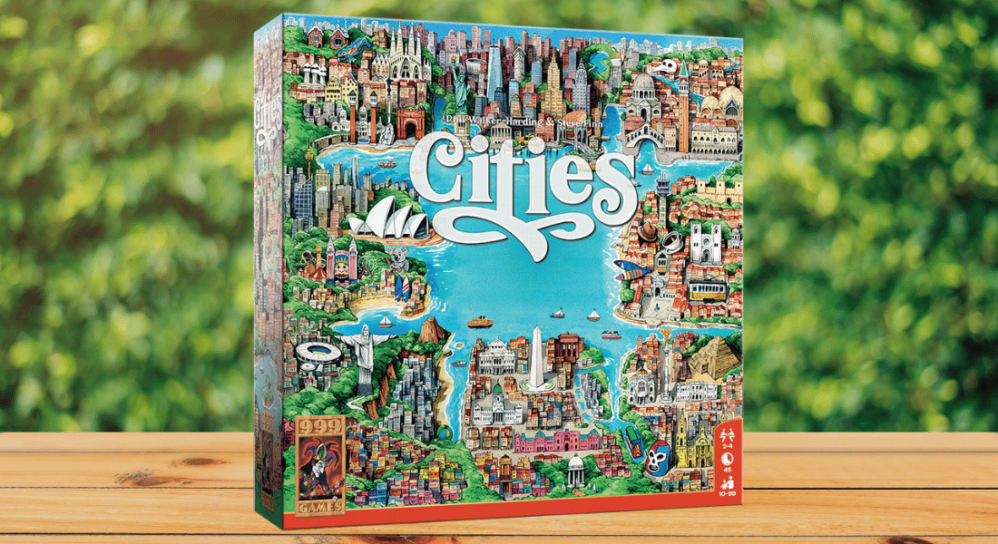 999 Games brengt in juli Nederlandstalige versie van het Cities bordspel uit