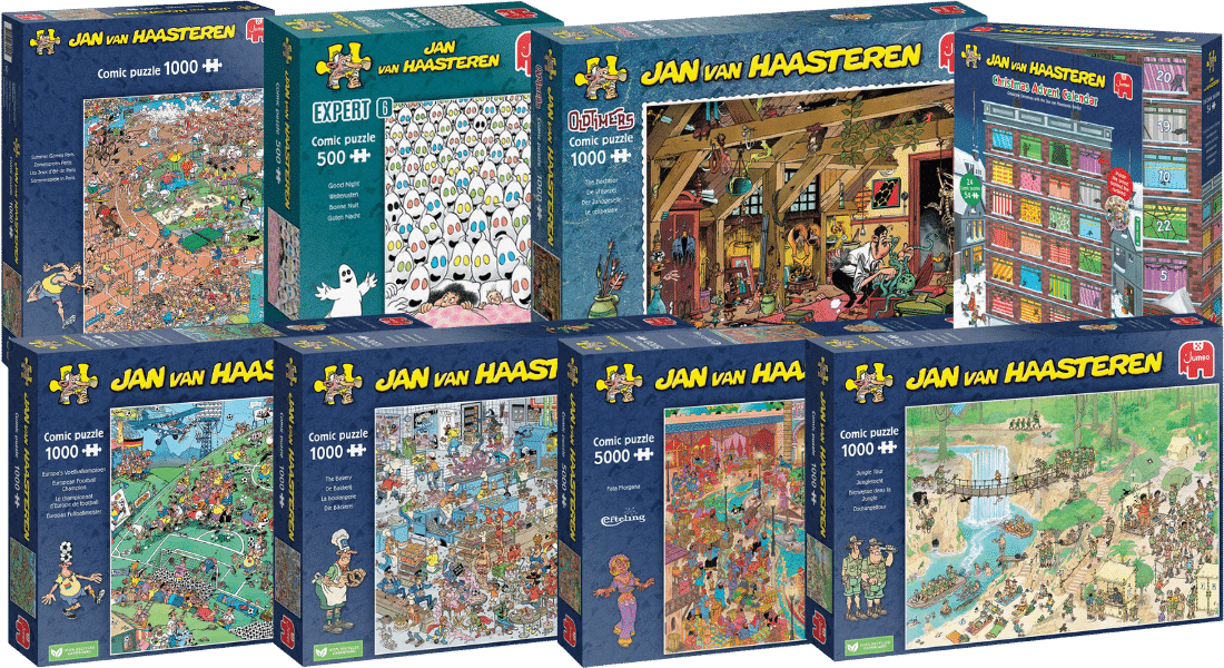 [Overzicht] Alle Jan van Haasteren puzzels 2024 die je kan verzamelen
