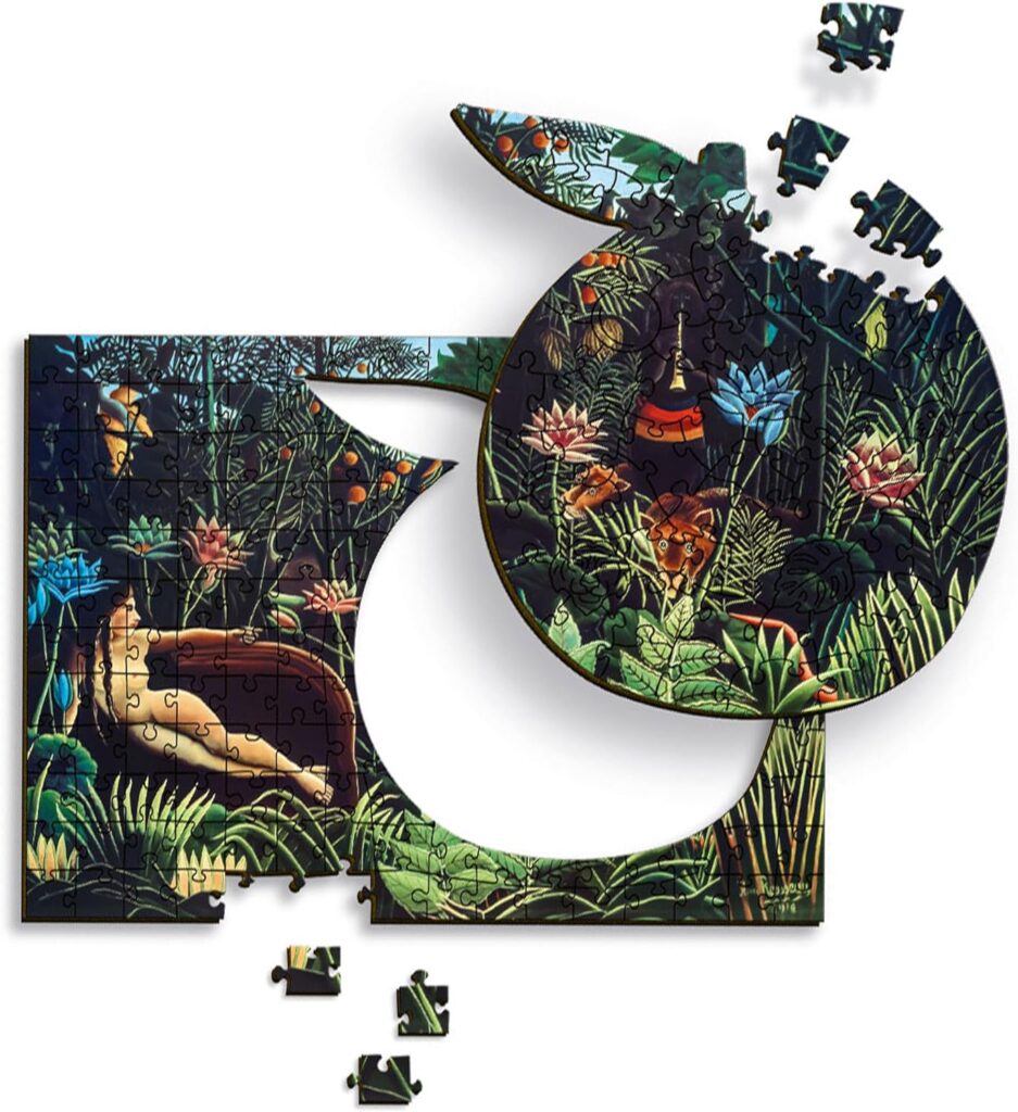 trefl wood art de droom puzzel henri rousseau (1)