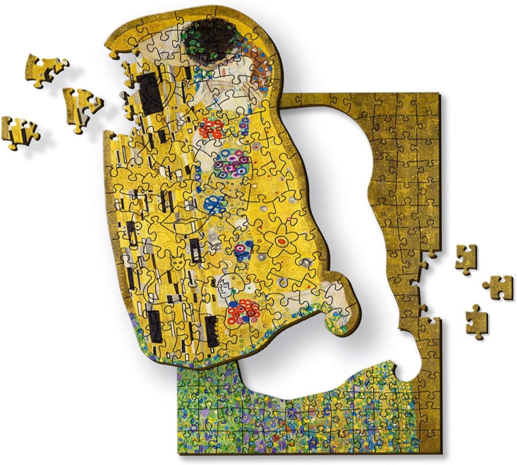 trefl wood art de kus puzzel gustav klimt (1)
