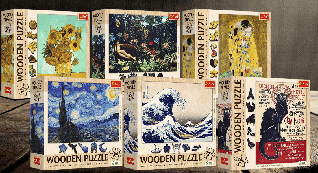 Trefl Wood Art puzzels – houten puzzels van bekende werken