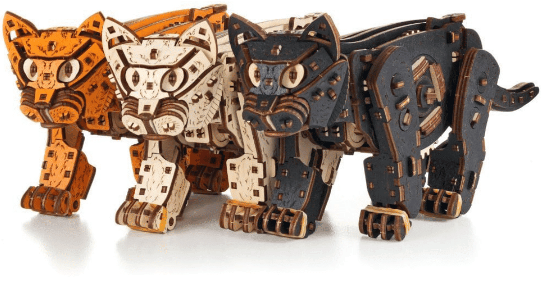 eco wood art kitten (1)