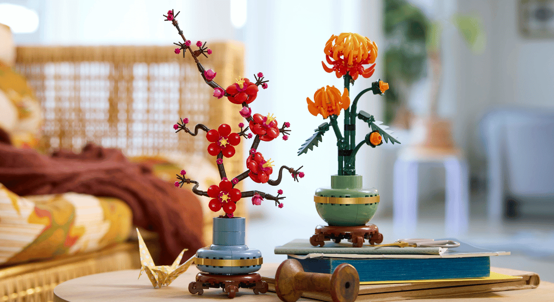 LEGO Chrysant en LEGO Japanse Abrikoos sets aangekondigd