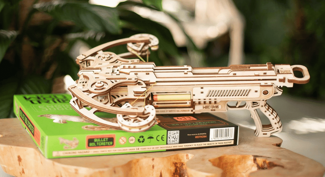 Wood Trick Bullet Boltcaster – bouwen je eigen Nerf-geweer