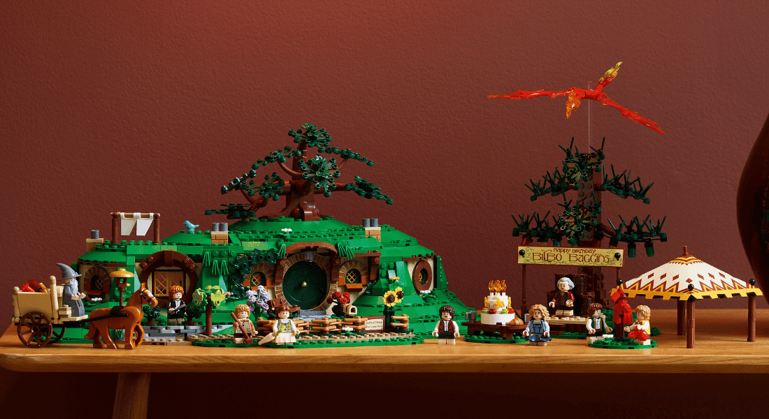 LEGO Icons 10354 Lord of the Rings: De Gouw – hobbiton in LEGO-vorm