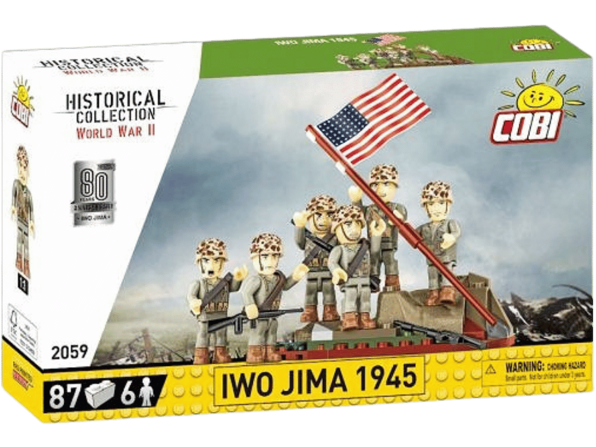 cobi 2059 raising the flag on iwo jima