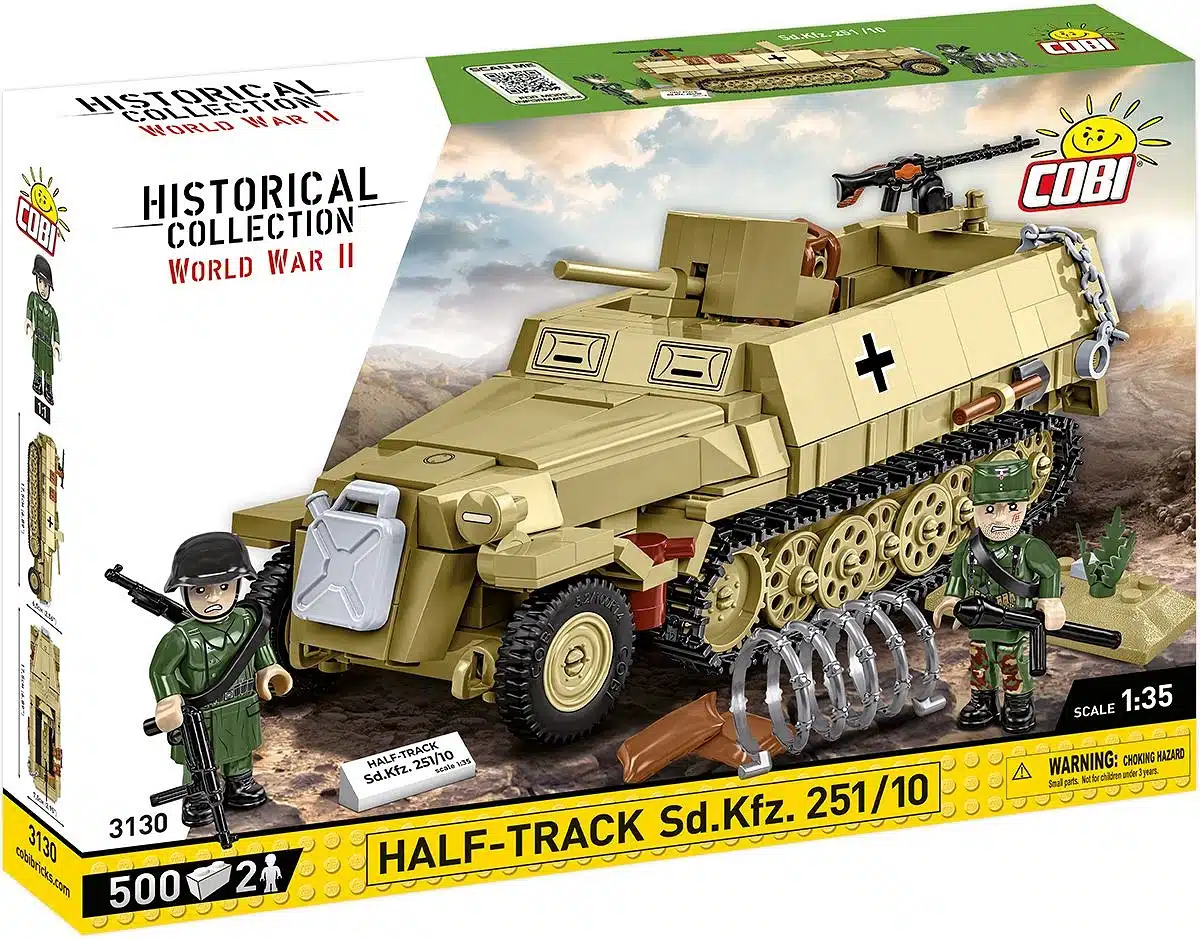 cobi 3130 half track sd.kfz. 251 10 (1)