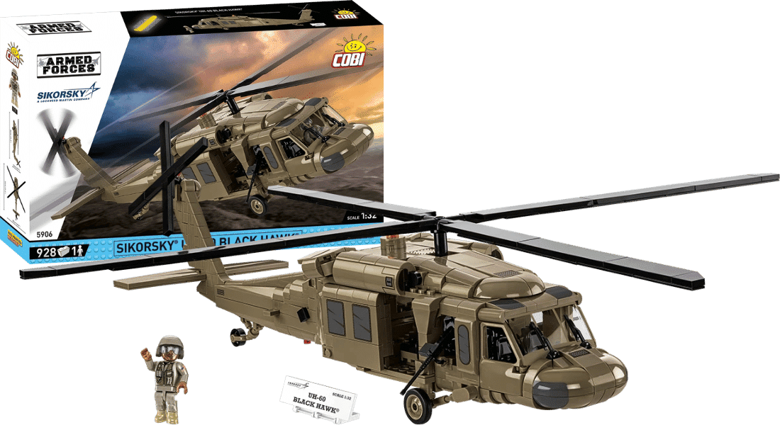 COBI 5906 Sikorsky UH-60 Black Hawk op 1:32 nu verkrijgbaar