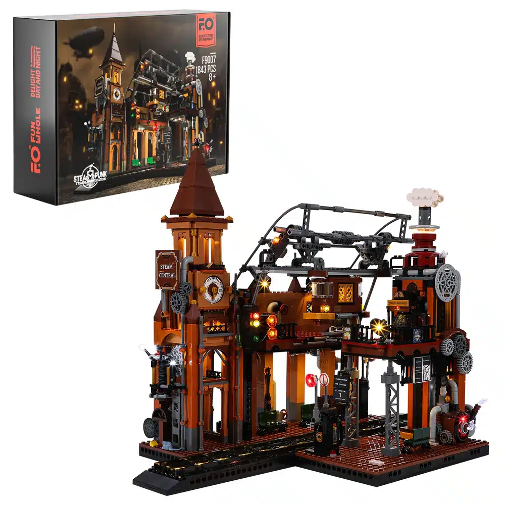 funwhole fh9007 steampunk train station