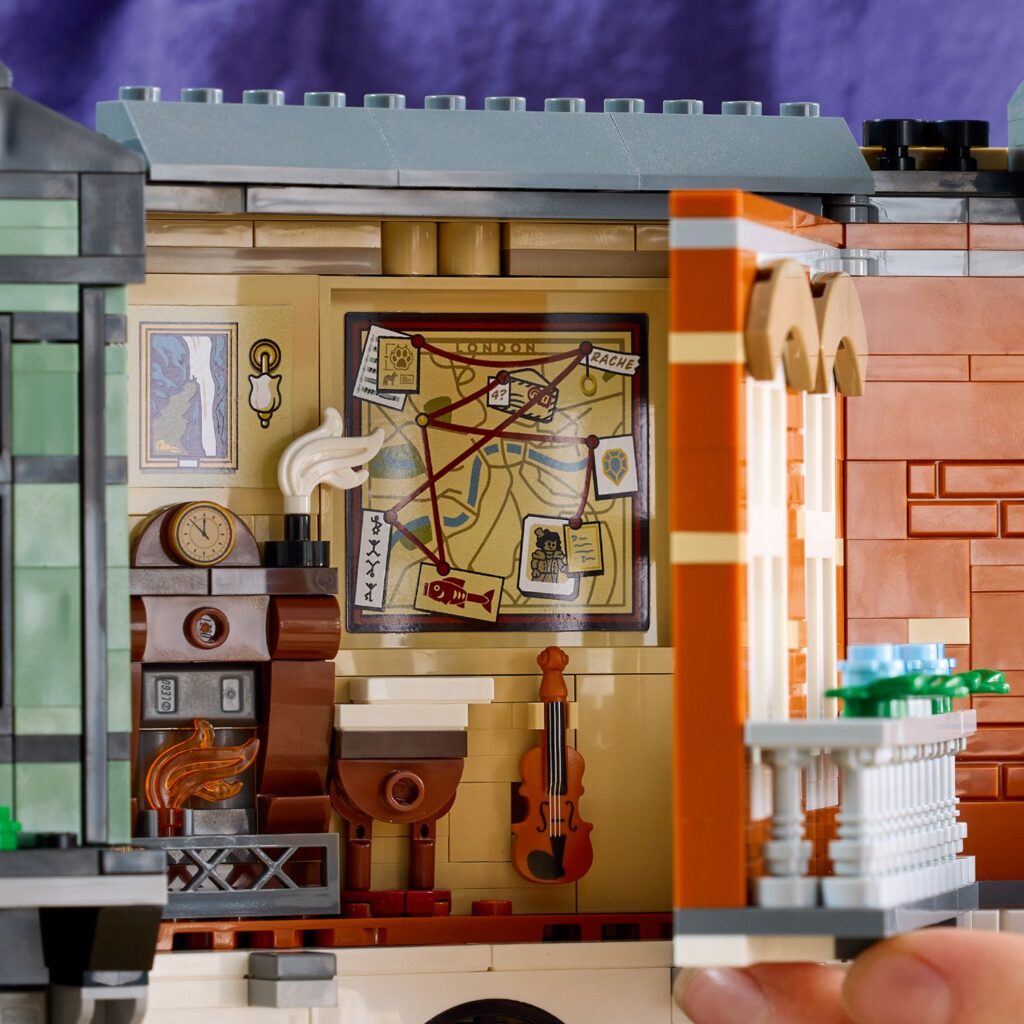 lego icons 10351 sherlock holmes book nook bouwset voor volwassenen (4)