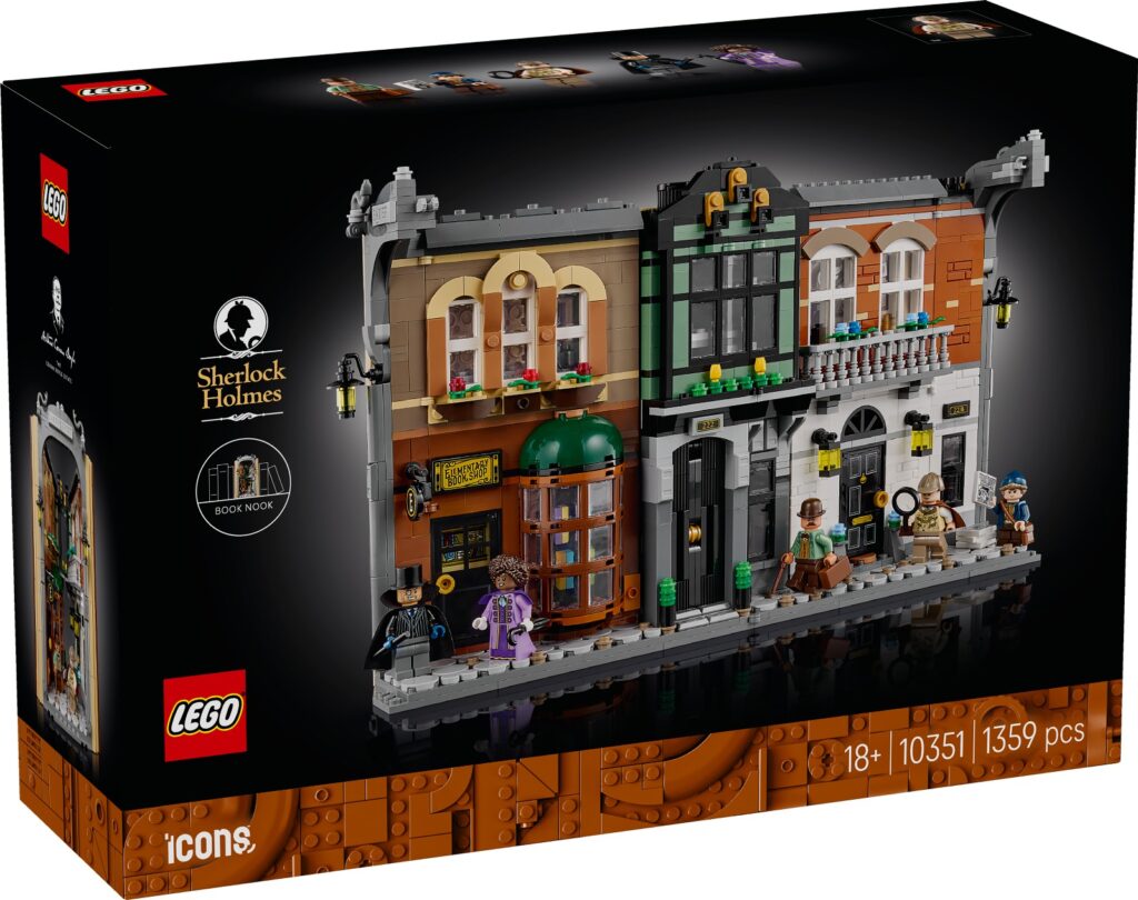 lego icons 10351 sherlock holmes book nook bouwset voor volwassenen (6)