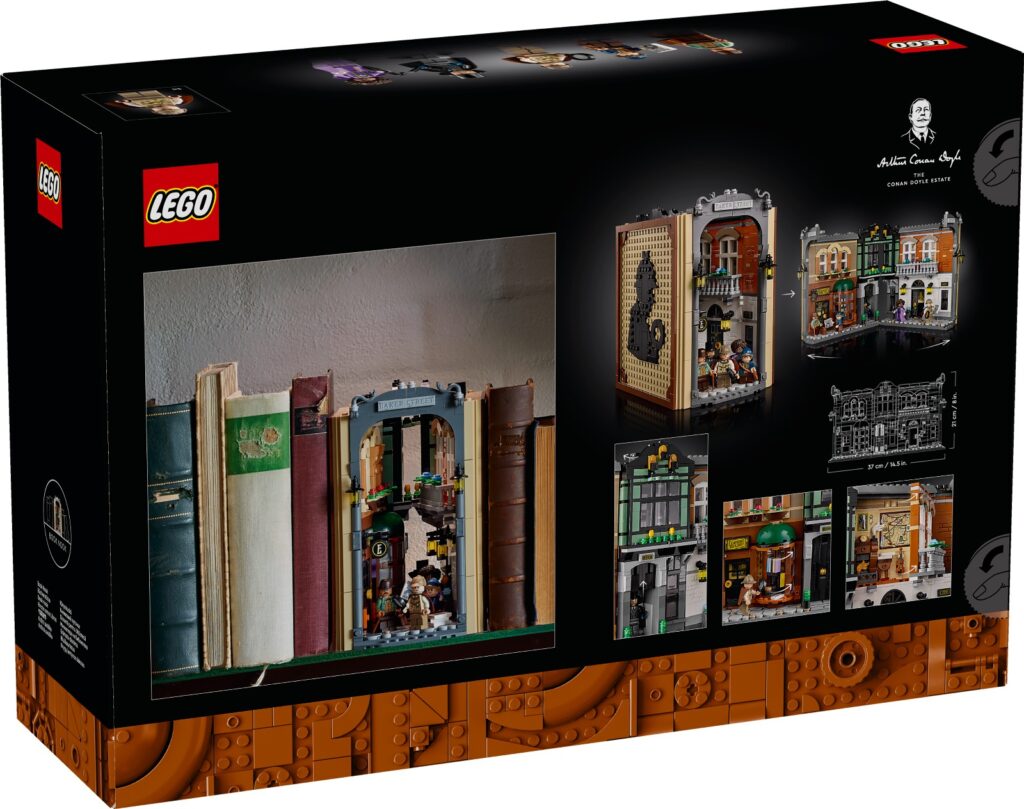 lego icons 10351 sherlock holmes book nook bouwset voor volwassenen (7)