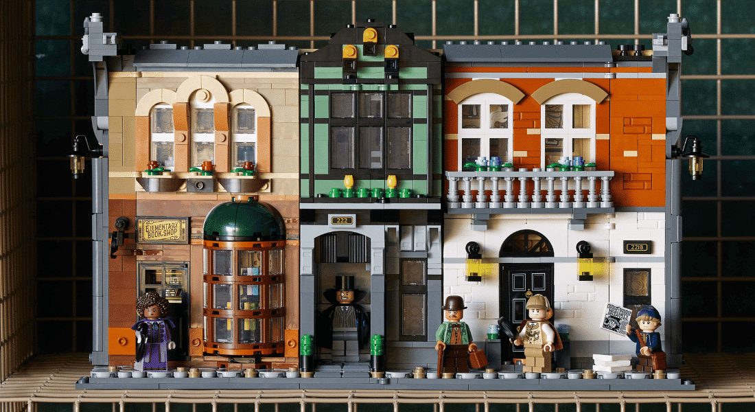 LEGO Icons 10351 Sherlock Holmes: Book Nook – ontrafel al bouwend het mysterie