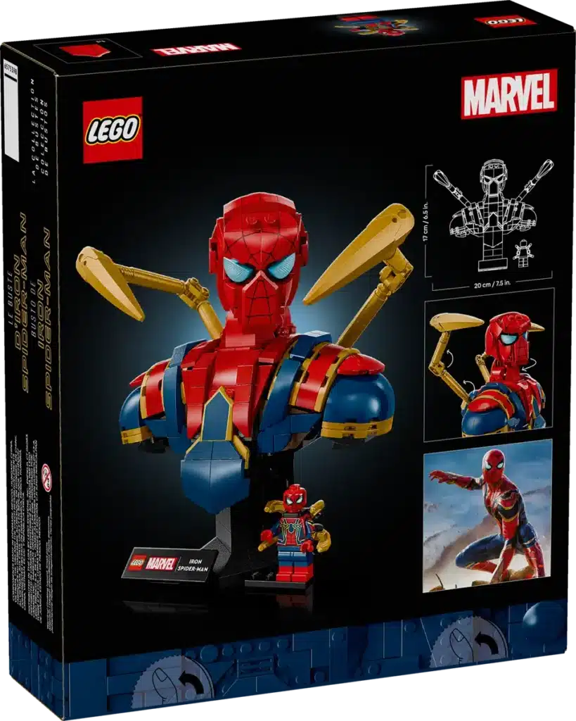 lego marvel 76326 iron spider man bust (2)