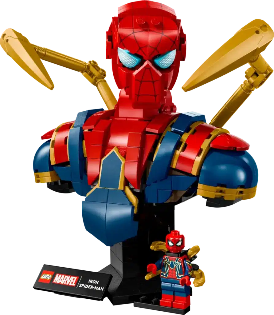 lego marvel 76326 iron spider man bust (4)