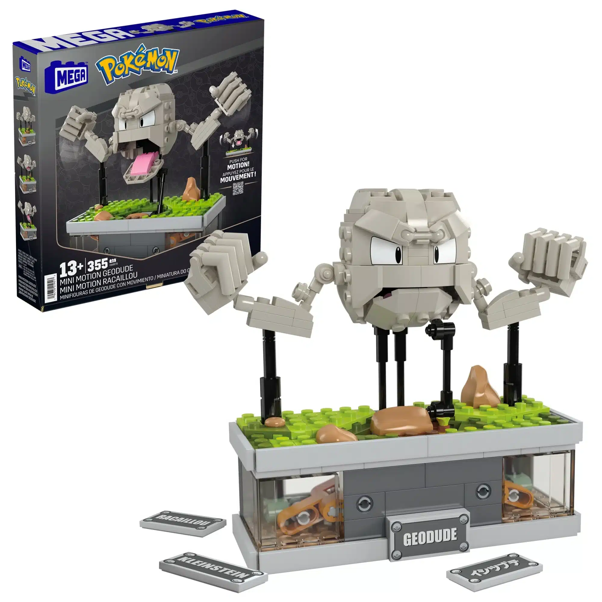 mega pokemon mini motion geodude