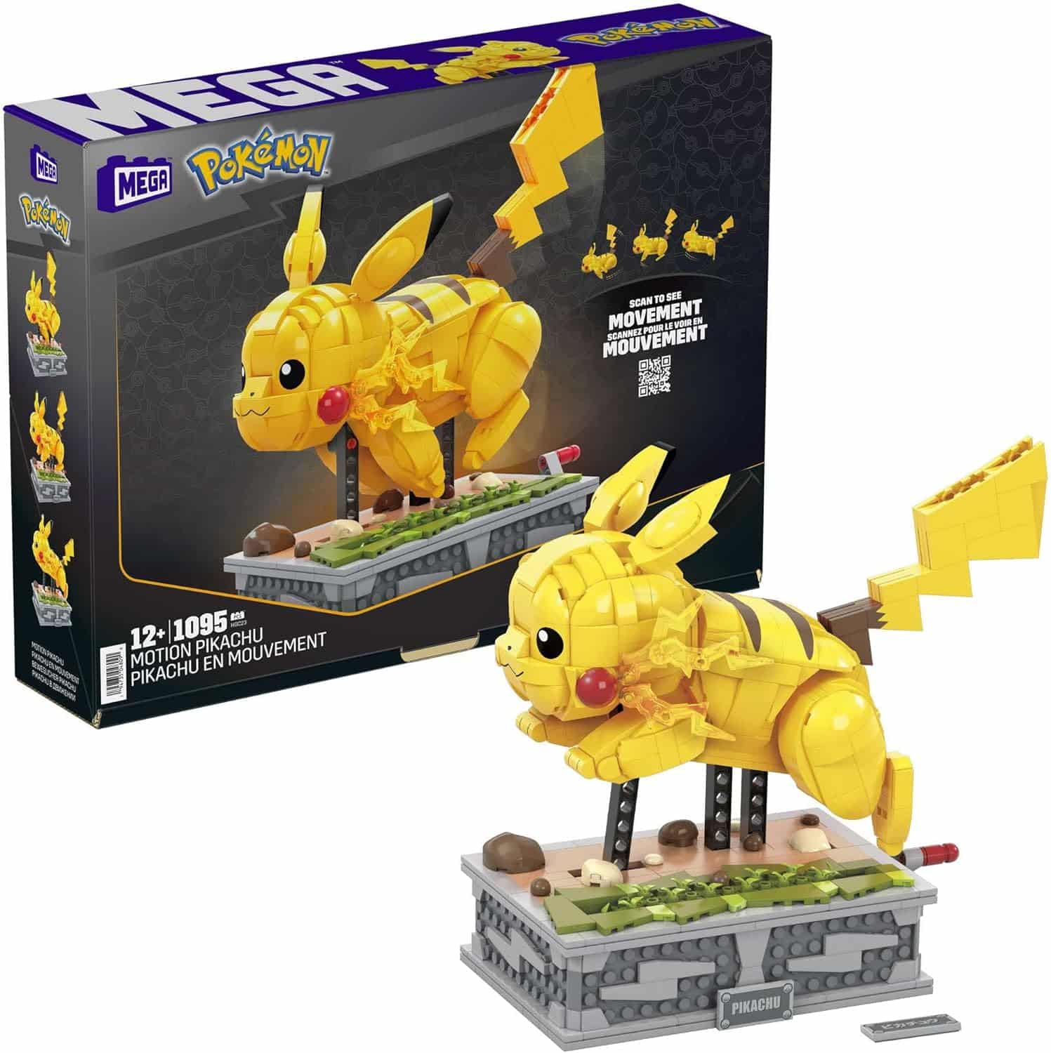 mega pokemon motion pikachu