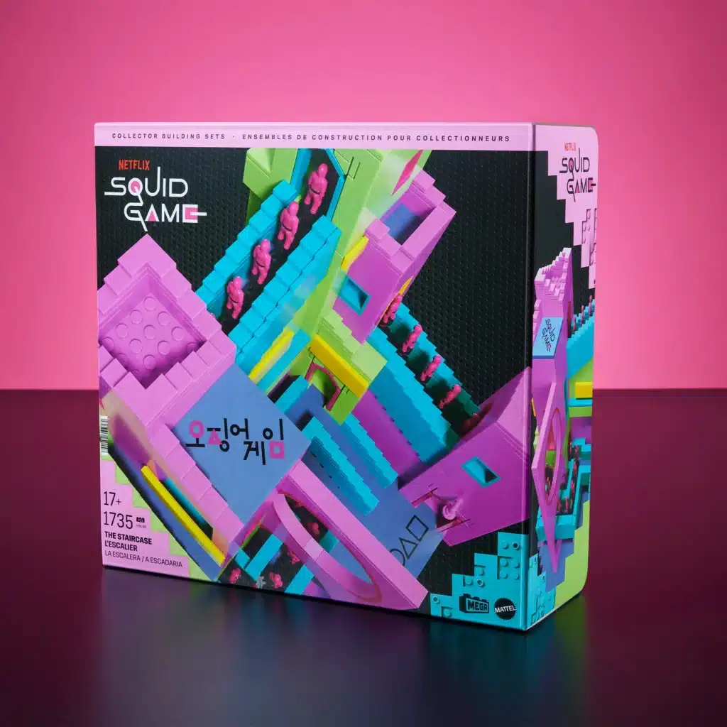 mega squid game staircase collector building set (1)
