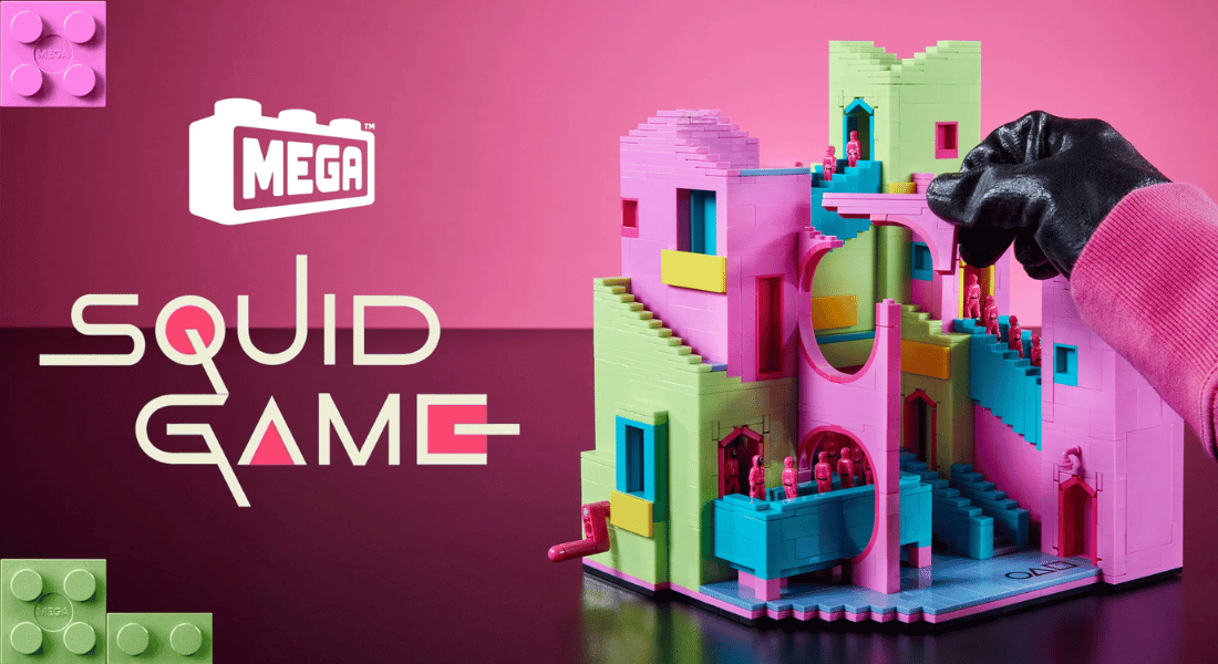 MEGA Squid Game Staircase Collector Building Set aangekondigd