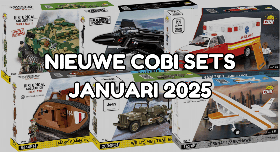 [Releases] Deze nieuwe COBI sets verschenen in januari 2025