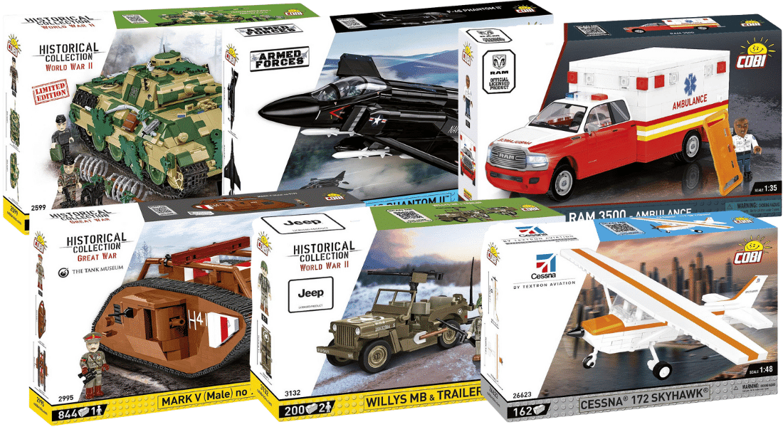 nieuwe cobi sets januari 2025 banner