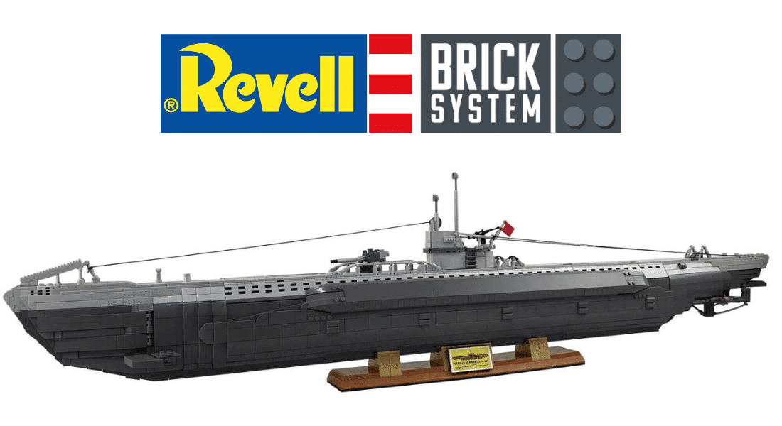Revell Brick System 00960 Submarine “Das Boot” aangekondigd – release in augustus?