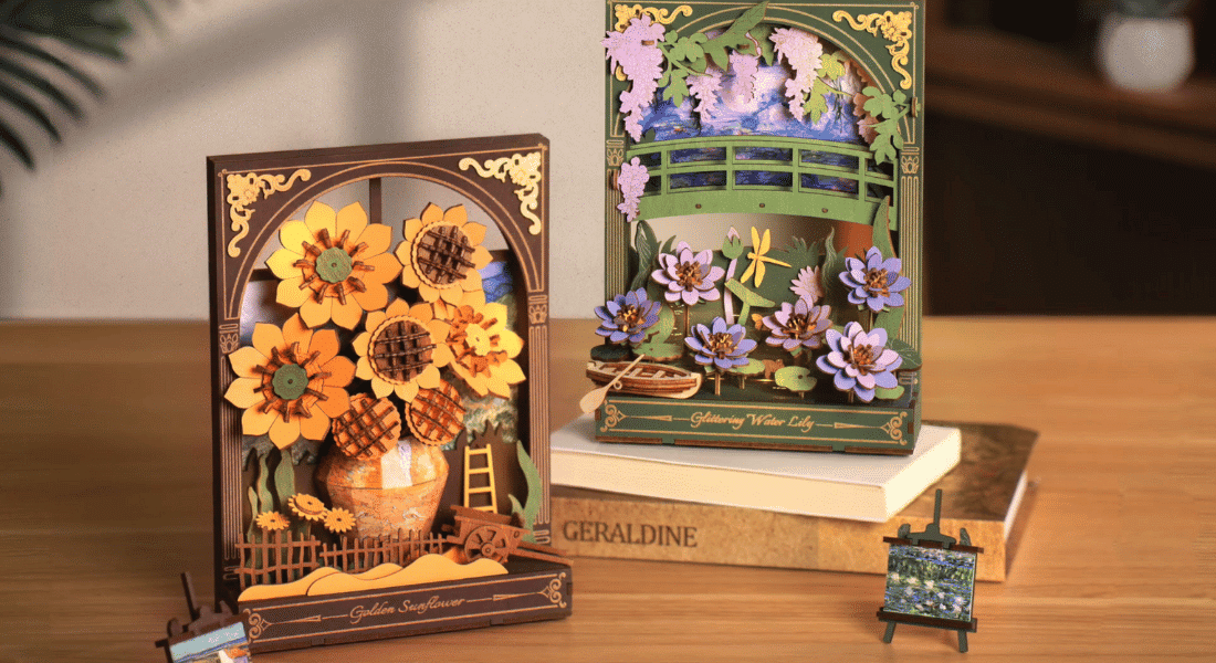 Rowood Wooden Floral Paintings aangekondigd met herinterpretatie van twee bekende werken
