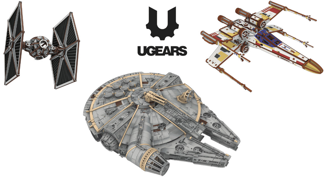 Ugears Star Wars bouwsets van hout onthuld